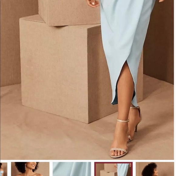 BHLDN THOMPSON OFF-THE-SHOULDER DRESS - Picture 4 of 8